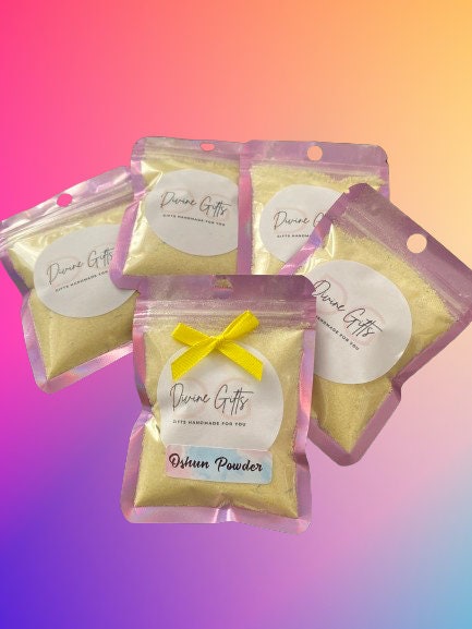 Hoodoo Oshun Powder: Goddess of Fertility, Prosperity, Abundance, Beauty and Love, Goddess of Rivers and Fresh Water. Herbs, Oils, 40g Bag