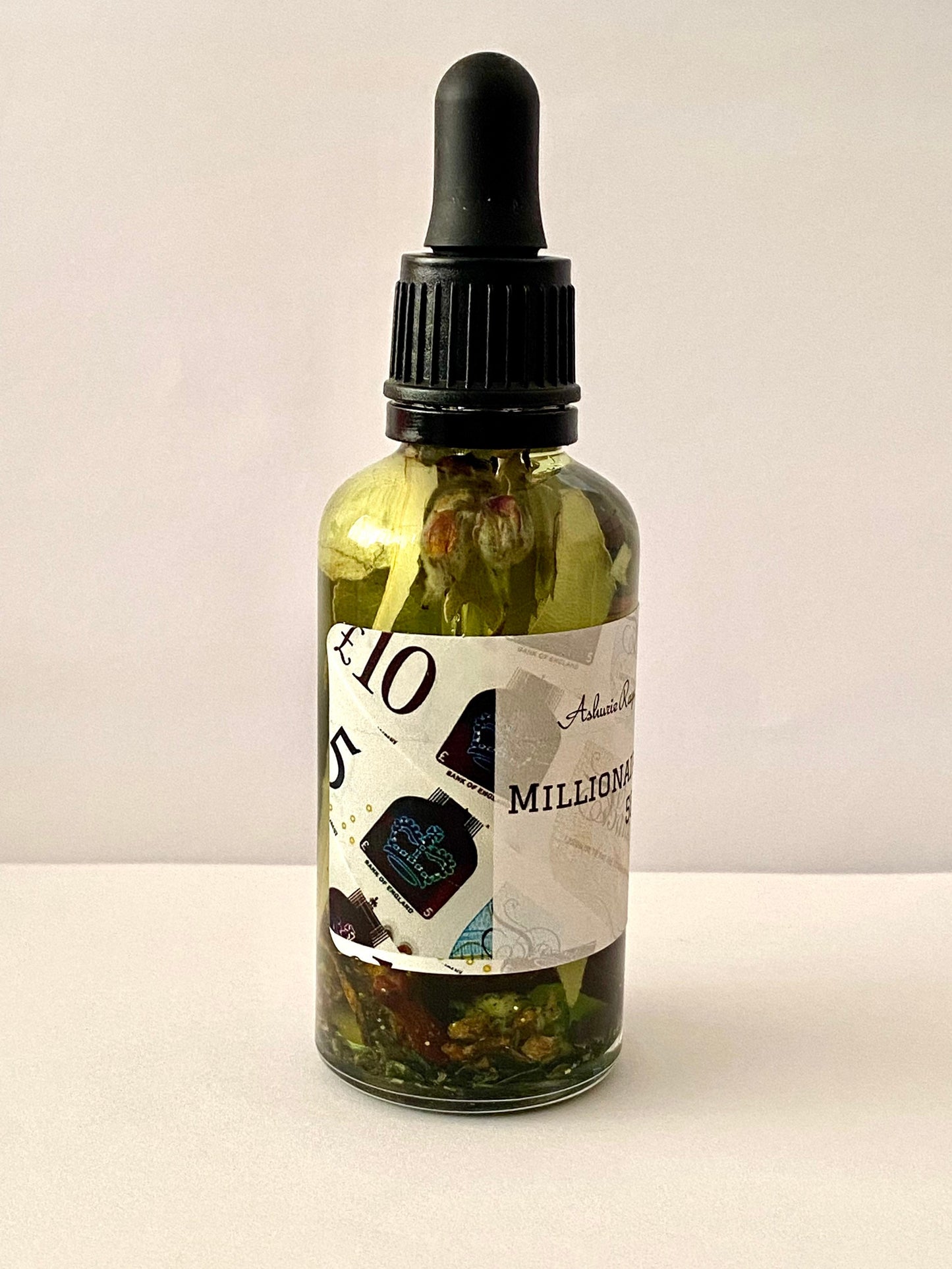 Millionaire Money Hoodoo Oil: Magick Perfume with Herbs & Roots (50ml)