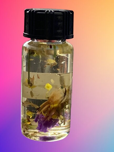 Happiness Hoodoo Oil: Joy & Well-Being - Blessed Herbs (10ml)
