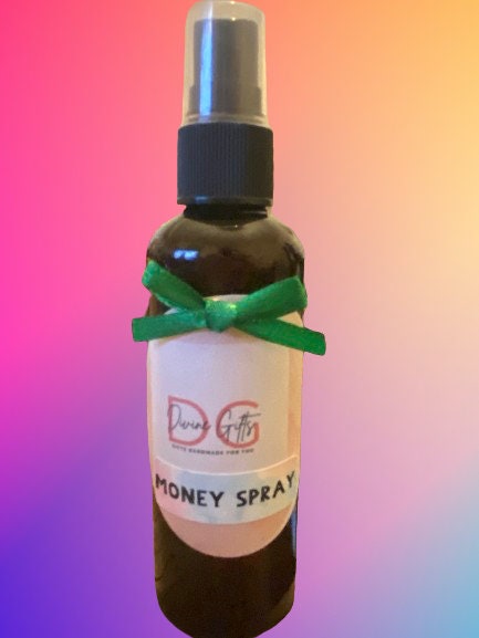 Money Body & Room Spray for attracting abundance, prosperity, customers, wealth and success. Spray daily, in meditation and rituals.