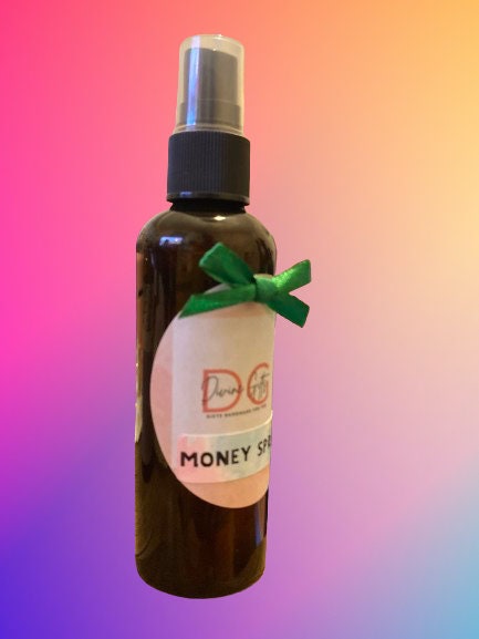 Money Body & Room Spray for attracting abundance, prosperity, customers, wealth and success. Spray daily, in meditation and rituals.