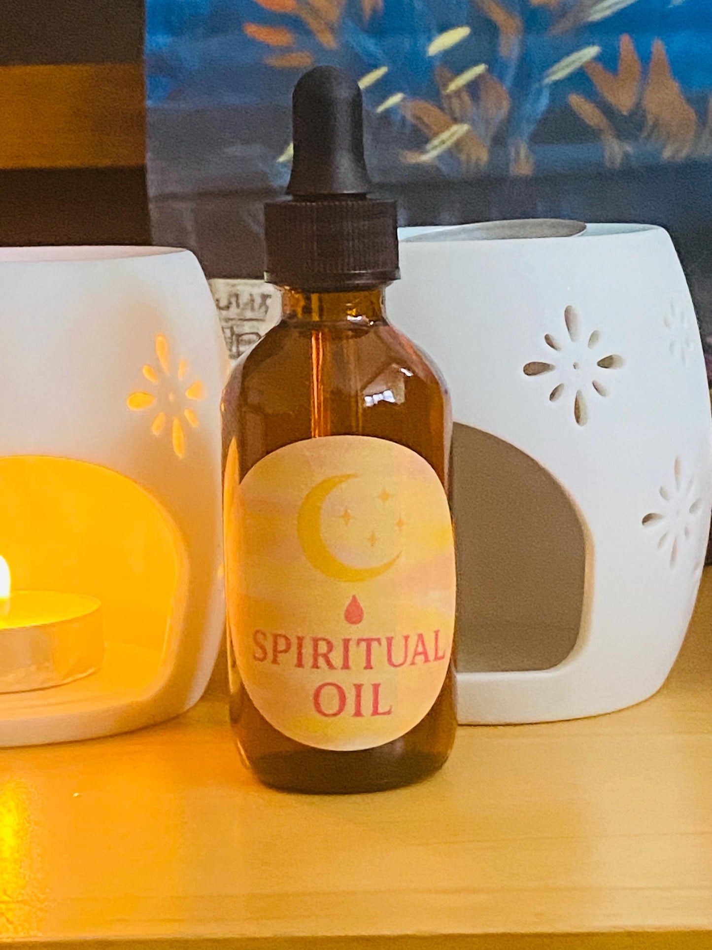 Custom Spiritual Anointing Oil – Personalised Blend for Manifestation, Love, Healing, Protection. Can be used on Candles or The Body. 60ml.