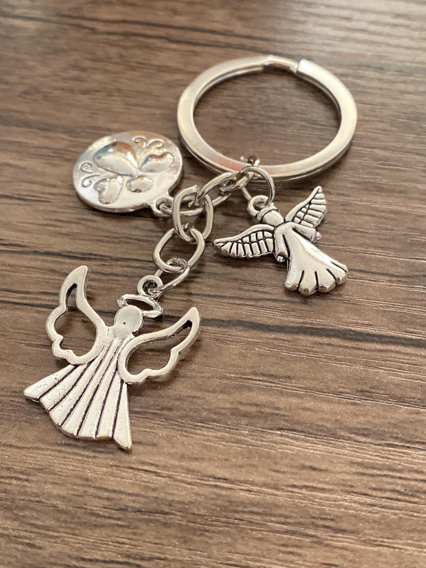 Angel Guardian Keyring – Spiritual Protection Charm