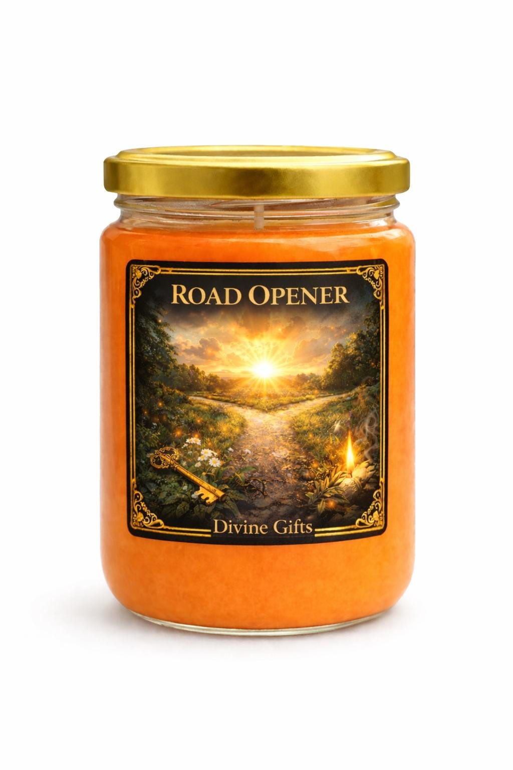 Road Opener Candle – Remove Blockages, Open Paths & New Opportunities | Blessed Ritual Candle by Divine Gifts