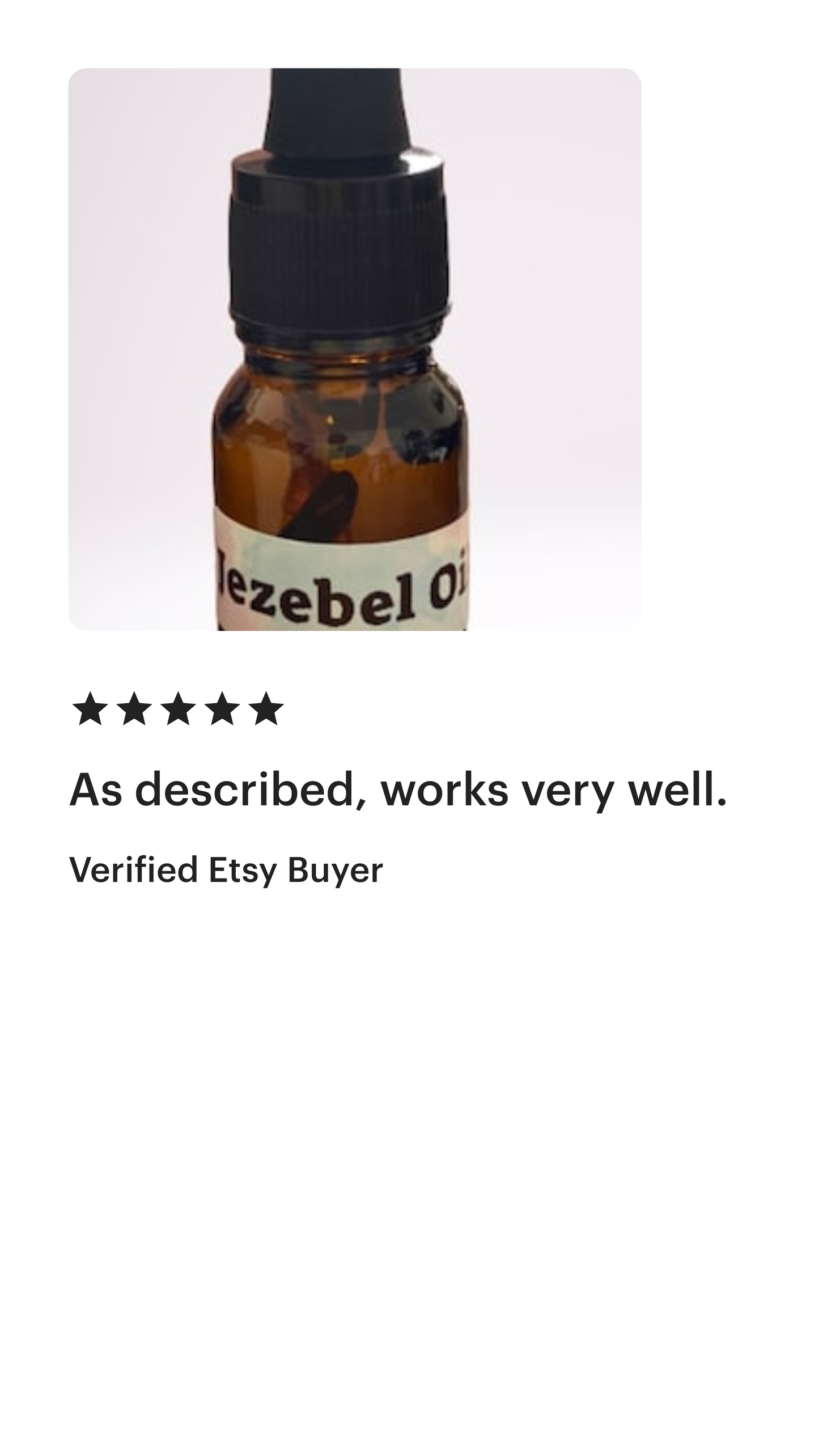 Jezebel Oil: Hoodoo Magickal Herbal Perfume - Attract Wealth, Rich Partners (10ml Bottle)