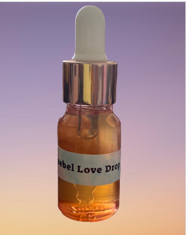 Hoodoo Jezebel Love Drops. Powerful herbal blend for drawing wealthy partners. Cherry flavour.