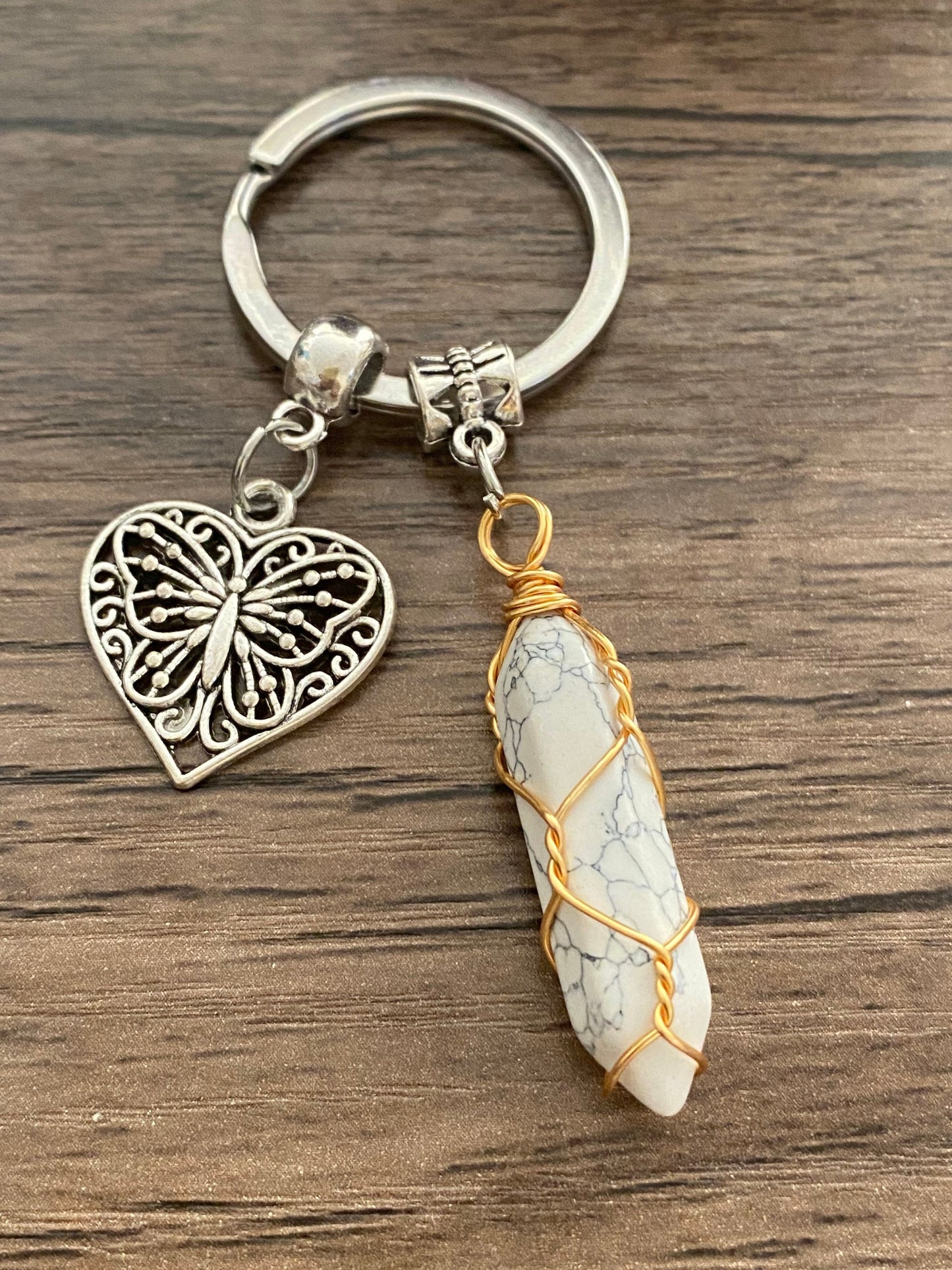 Pretty Multi Charm Keyring, Hand Bag Charm Gift For her, Birthday, Cute Gift, Fun, Cute.