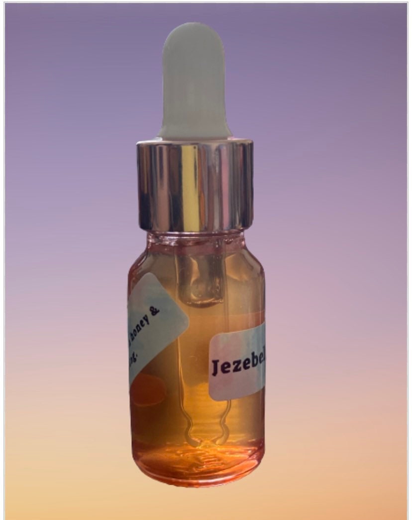 Hoodoo Jezebel Love Drops. Powerful herbal blend for drawing wealthy partners. Cherry flavour.