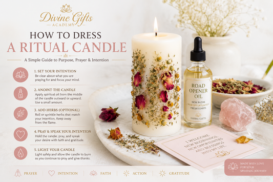 How to Dress a Ritual Candle