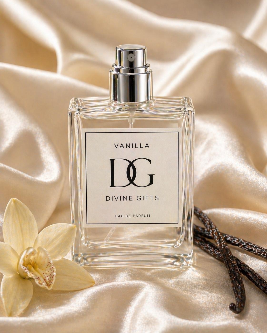 Vanilla Perfume for Women | Luxury Vanilla Eau De Parfum | Sweet Warm Vanilla Fragrance | Soft Feminine Perfume | Divine Gifts Perfume