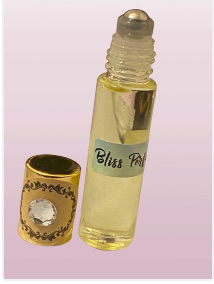 Bliss perfume oil | roll on perfume in a 10ml bottle. Gift, Beautiful tones of Vanilla Fruity Scent, Ladies, Men.