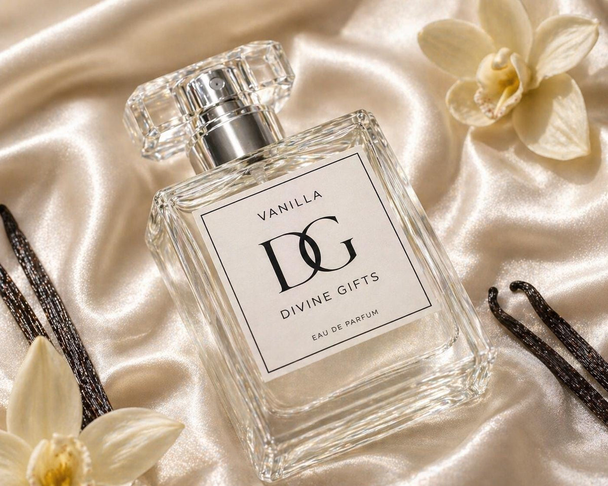 Vanilla Perfume for Women | Luxury Vanilla Eau De Parfum | Sweet Warm Vanilla Fragrance | Soft Feminine Perfume | Divine Gifts Perfume
