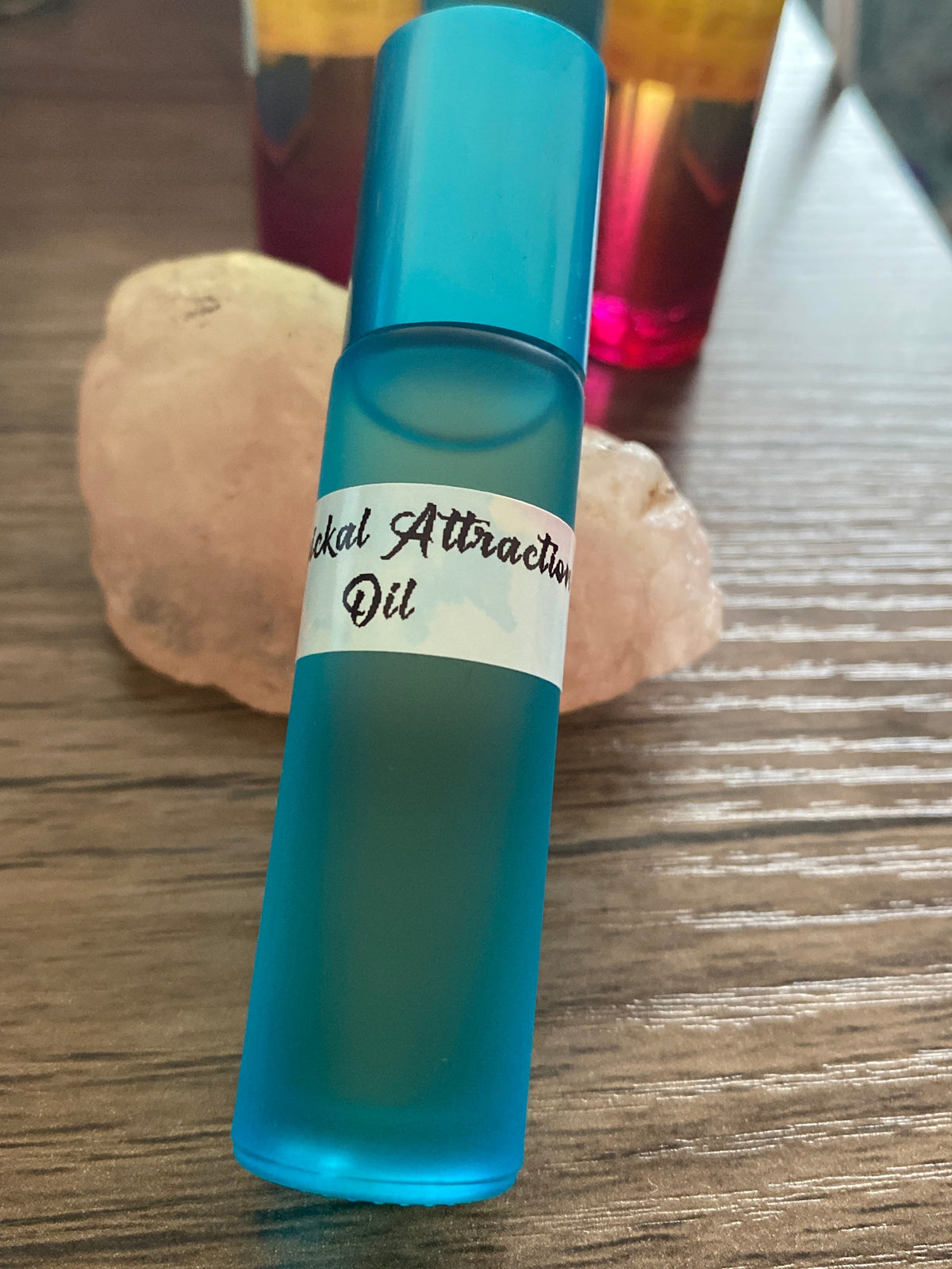 Magickal Attraction oil | roll on perfume in a 10ml bottle. Gift, Beautiful Woody Scent, Ladies, Men.