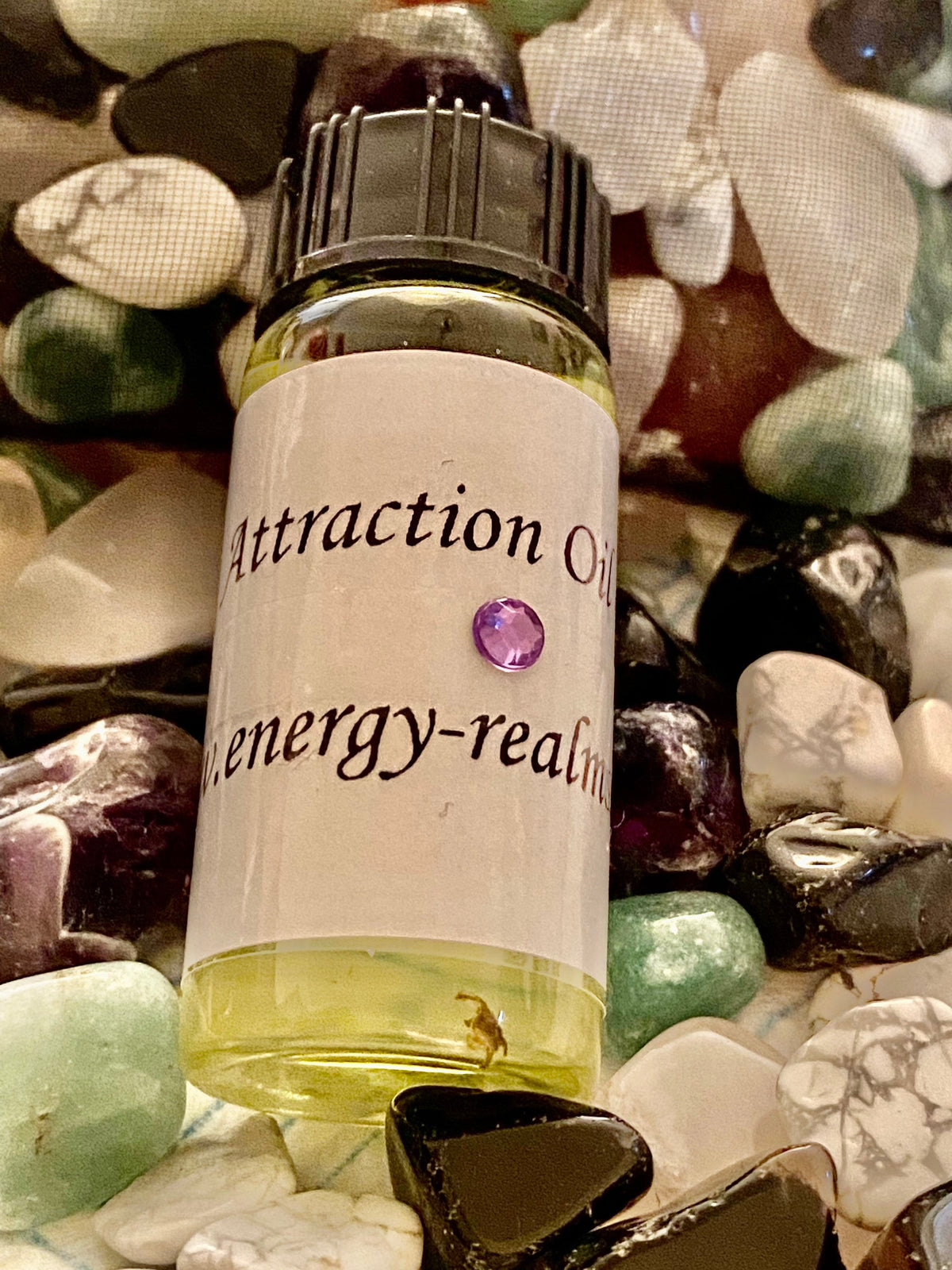 Attraction Hoodoo Oil: Herbs, Roots, and Blessed Oil (10ml)
