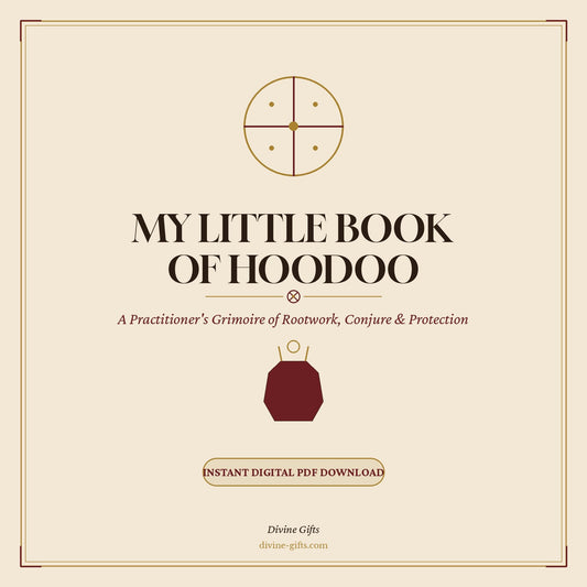 Hoodoo Spell Book PDF, My Little Book of Hoodoo, Rootwork Grimoire Digital Download, Conjure Spells Ebook, Printable Witchcraft Book