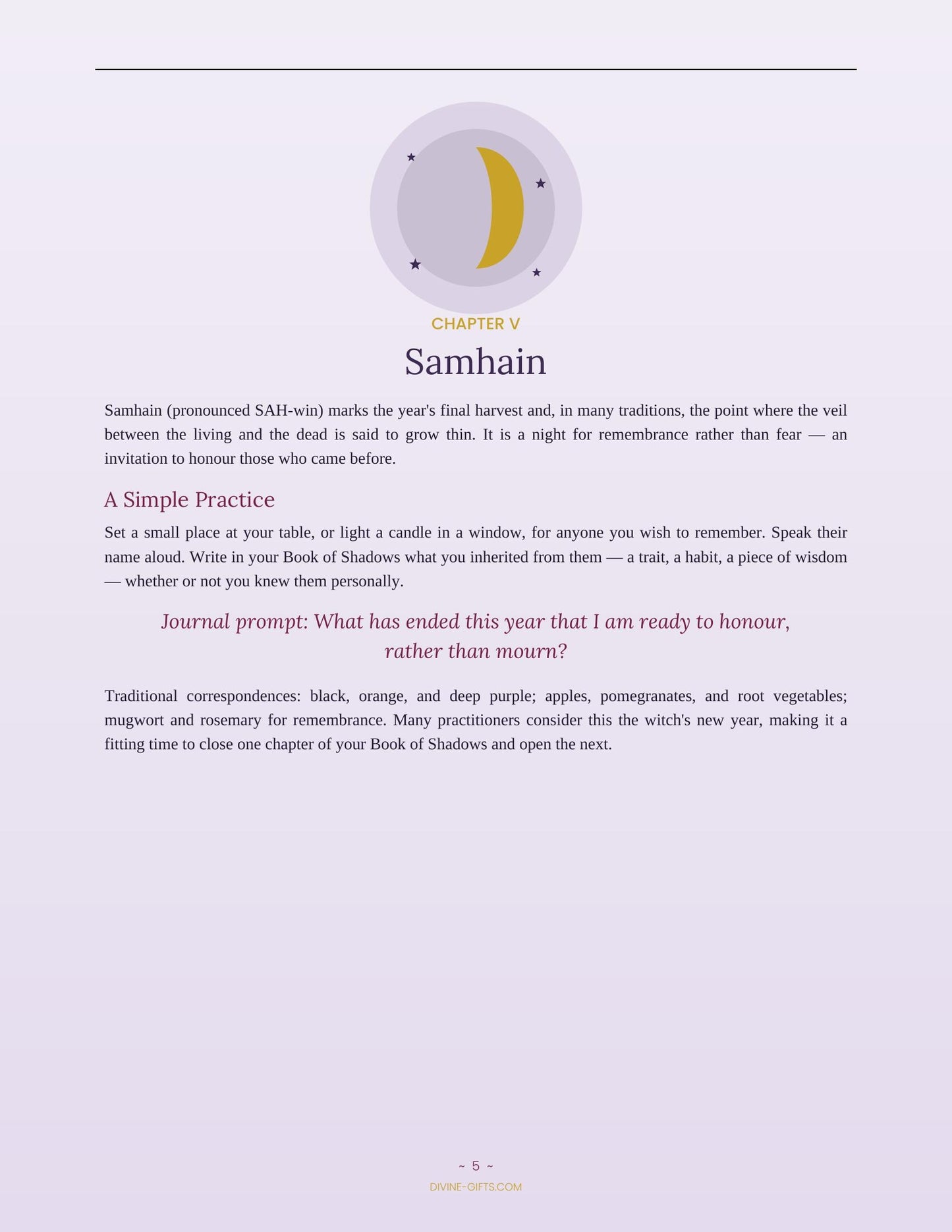 Book of Shadows PDF | Wheel of the Year Grimoire, Moon Rituals & Spells Guide | Witchcraft Journal | Wicca Digital Download 33 Pages