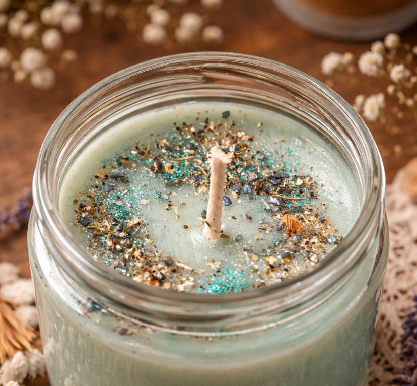 Protection Candle – Angelic Protection, Energy Shielding & Spiritual Defence | Blessed Ritual Candle by Divine Gifts.