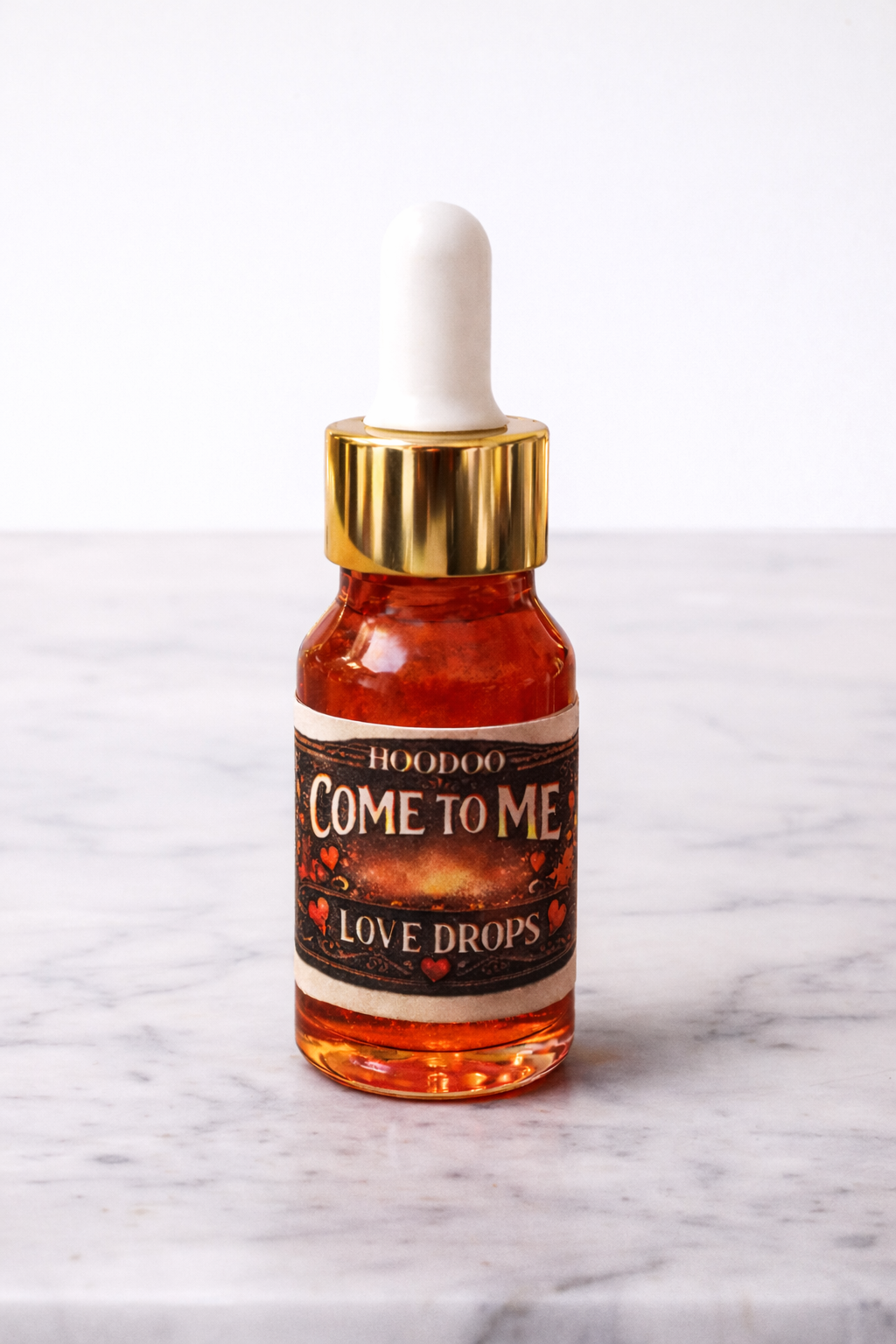 Hoodoo Come to Me Love Drops: Herbal Attraction Blend