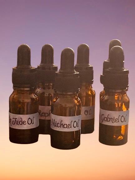 Saint Michael Protection Oil: Archangel Anointing Oil for Courage (10ml Dropper Bottle)