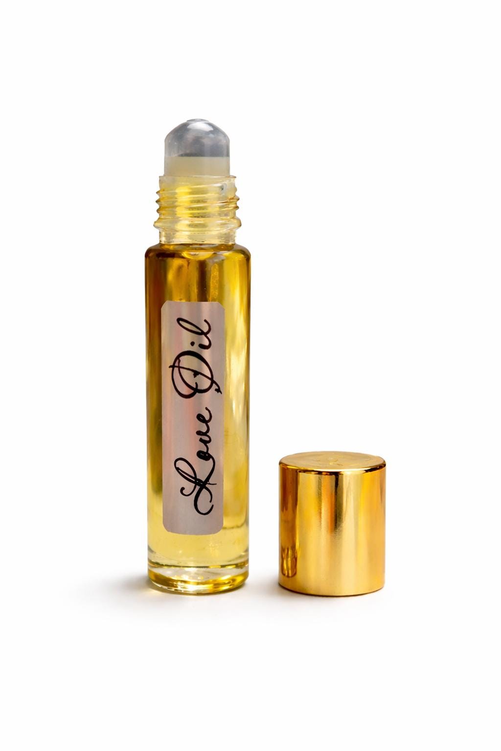 Magickal Love oil | roll on perfume in a 10ml bottle. Gift, Beautiful Creamy Vanilla Fruity Scent, Ladies, Men.