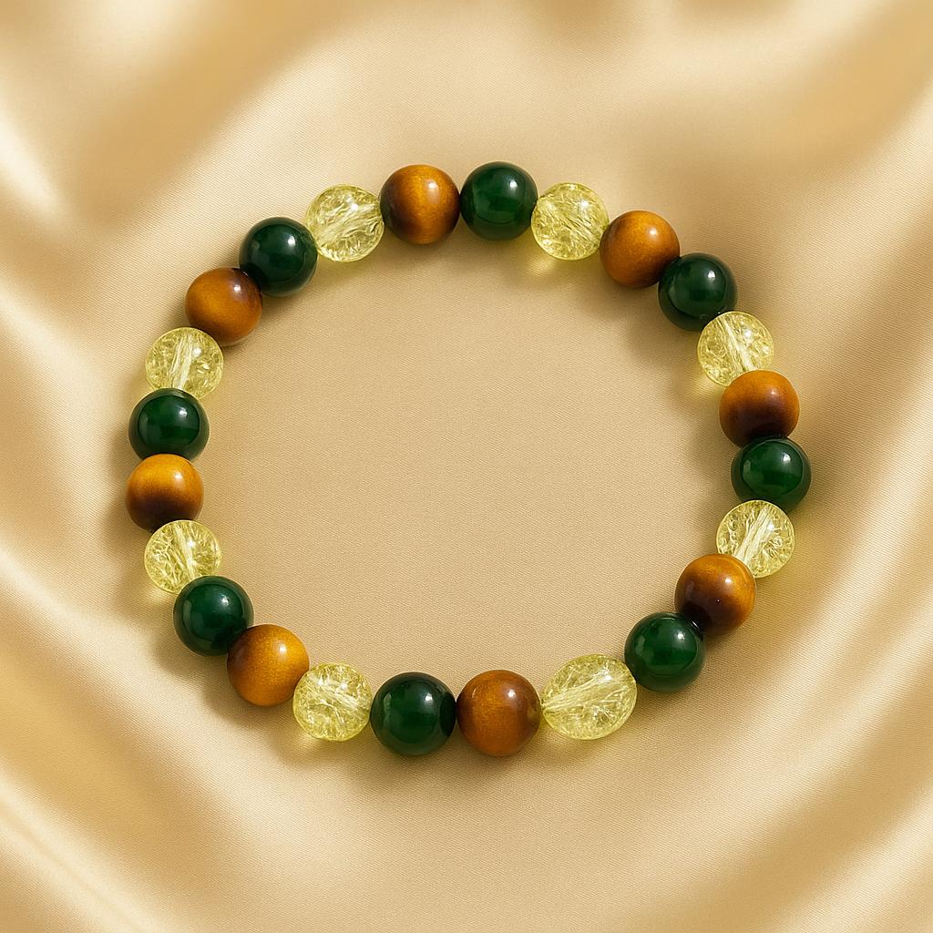 Divine Strength and Prosperity Bracelet I Faith, Abundance and Heavenly Protection | Gift | Spiritual Gift