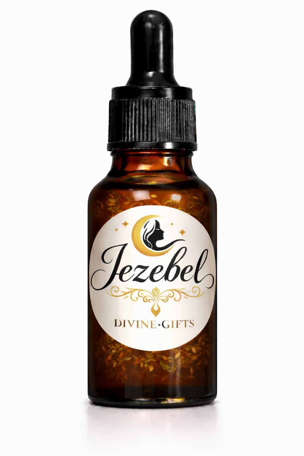 Jezebel Oil: Hoodoo Magickal Herbal Perfume - Attract Wealth, Rich Partners (10ml Bottle)