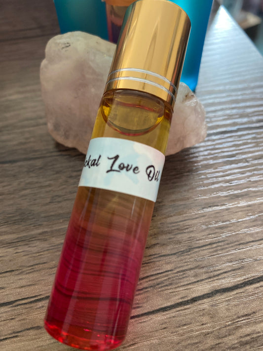 Magickal Love oil | roll on perfume in a 10ml bottle. Gift, Beautiful Creamy Vanilla Fruity Scent, Ladies, Men.