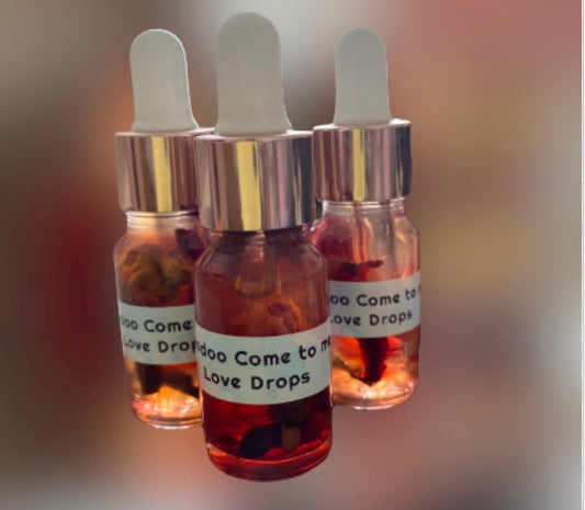Hoodoo Come to Me Love Drops: Herbal Attraction Blend