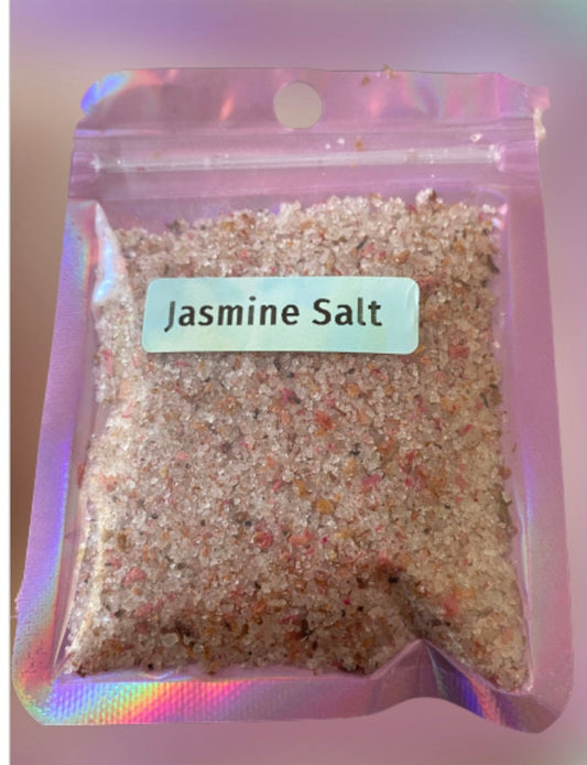 Hoodoo Jasmine Salt with Roses: Love, Harmony, & Positive Energy (30g)