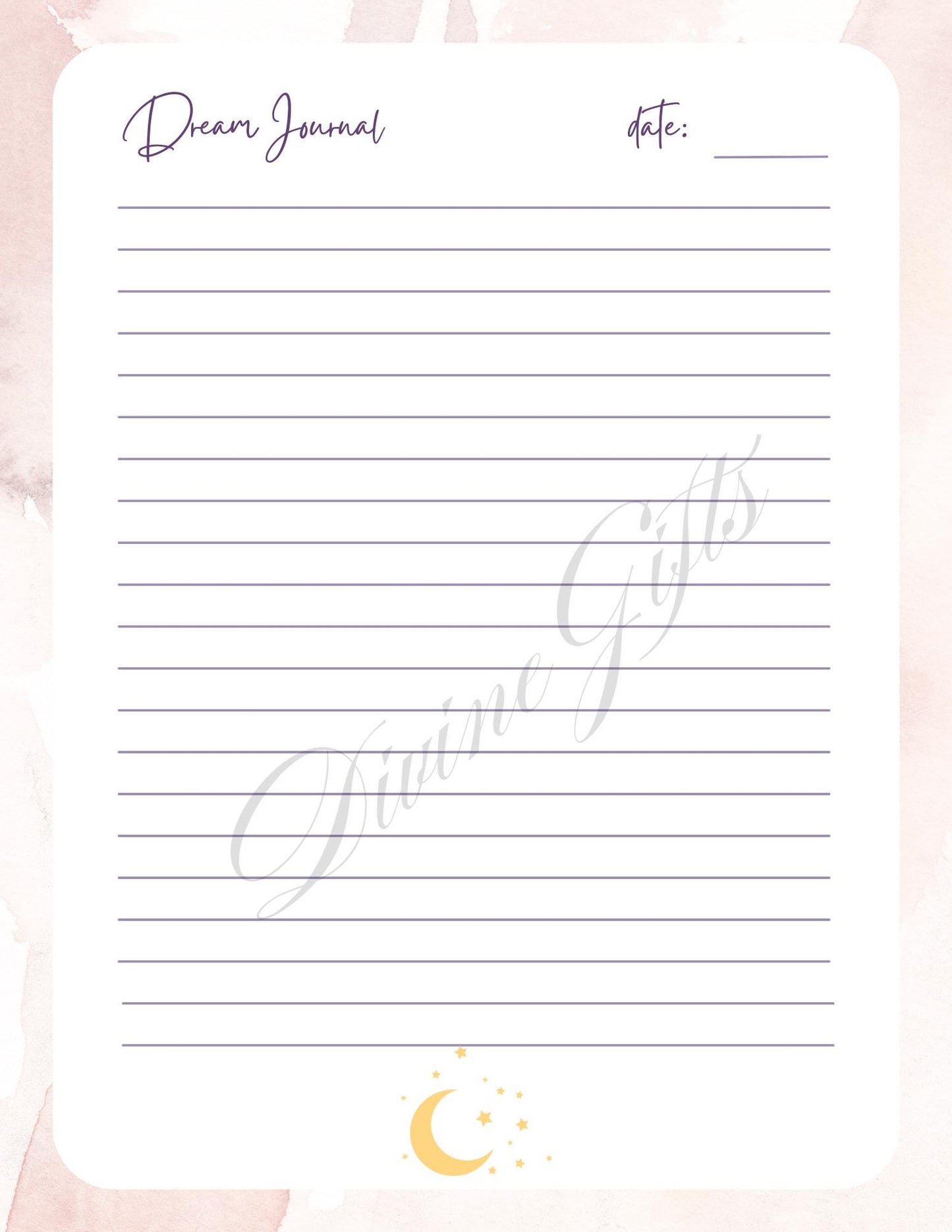 Dream Journal Guide: Dream Interpretation Mini eBook (Digital Download)