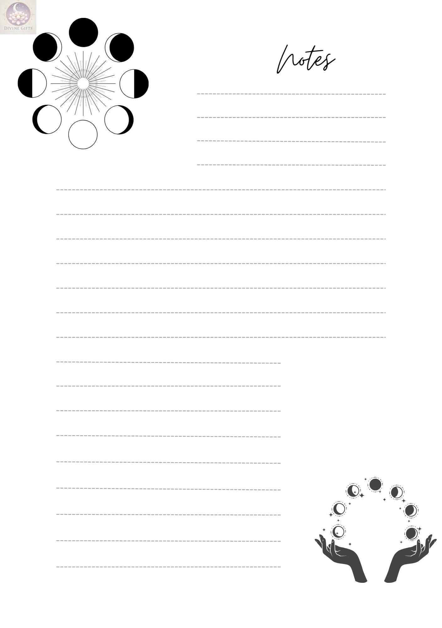 Moon Ritual Guide: Lunar Magic, Affirmations, and Recipes (Digital Download)