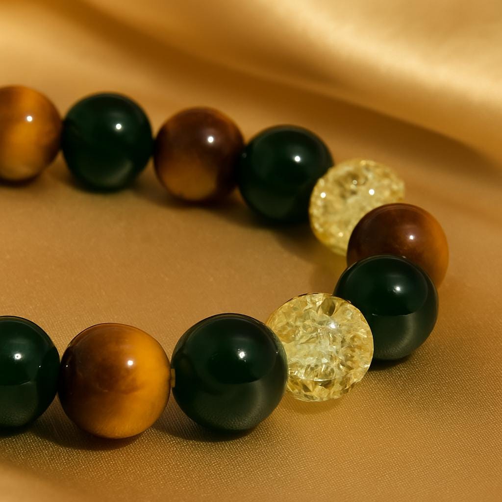 Divine Strength and Prosperity Bracelet I Faith, Abundance and Heavenly Protection | Gift | Spiritual Gift