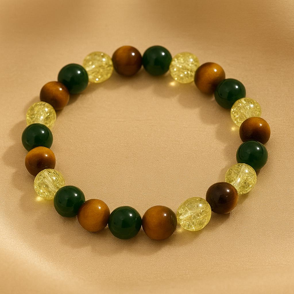 Divine Strength and Prosperity Bracelet I Faith, Abundance and Heavenly Protection | Gift | Spiritual Gift