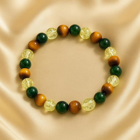 Divine Strength and Prosperity Bracelet I Faith, Abundance and Heavenly Protection | Gift | Spiritual Gift