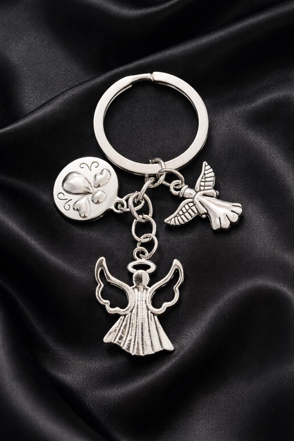 Angel Guardian Keyring – Spiritual Protection Charm