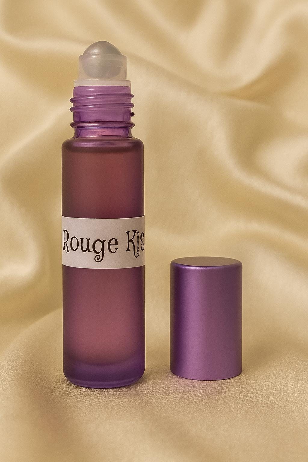 Rouge Kiss Perfume Oil – Cherry & Grapefruit Fragrance – Sweet Citrus Scent – Flirty Feminine Perfume Oil – Handcrafted