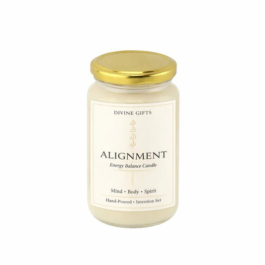 Alignment Energy Balance Candle | Chakra Alignment | Spiritual Intention Candle | Calm Mind Body Spirit | Divine Gifts