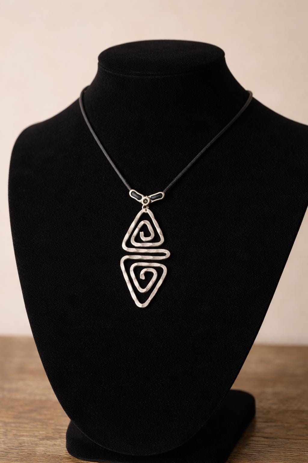 Spiral Protection Talisman Necklace | Spiritual Energy Pendant | Balance & Grounding, Handmade Amulet