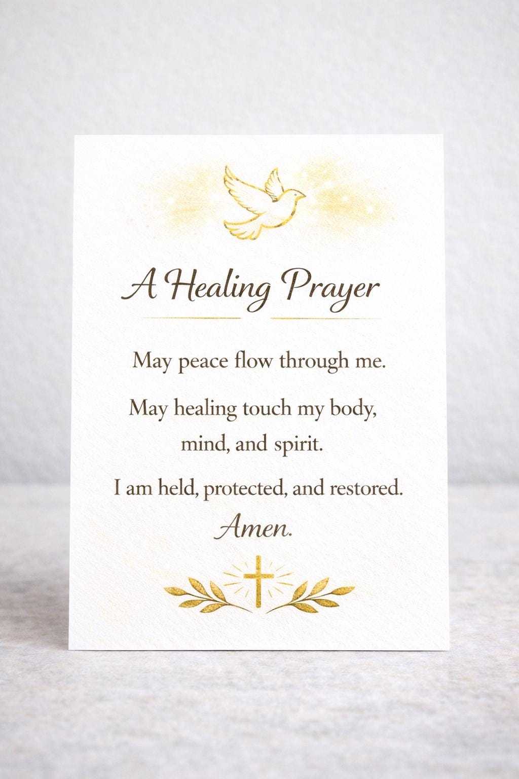 Healing Prayer Oil 10ml / 50ml | Anointing Oil for Peace, Comfort, Spiritual Healing | Prayer & Meditation Oil