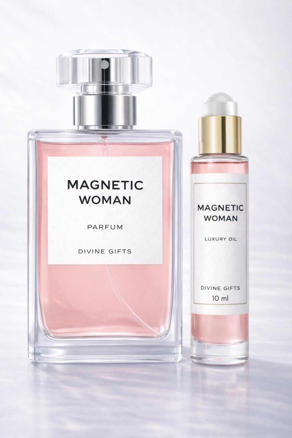 Magnetic Woman Perfume 30ml Spray, Roll-On or Oil Set – Luxury Feminine Fragrance, Vanilla Musk Floral Scent, Romantic Gift for Her
