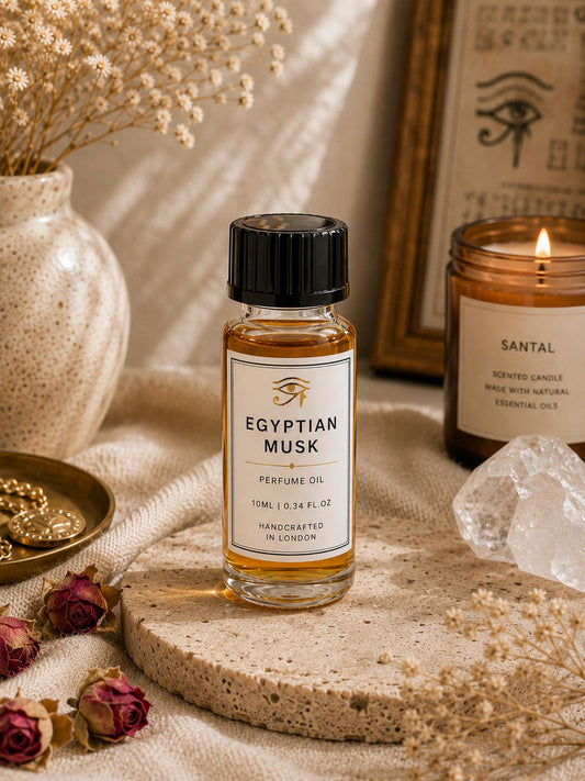 Egyptian Musk Perfume Oil 10ml | Luxury Musk Fragrance Oil | Soft Clean Skin Scent | Long Lasting Perfume Oil | Divine Gifts