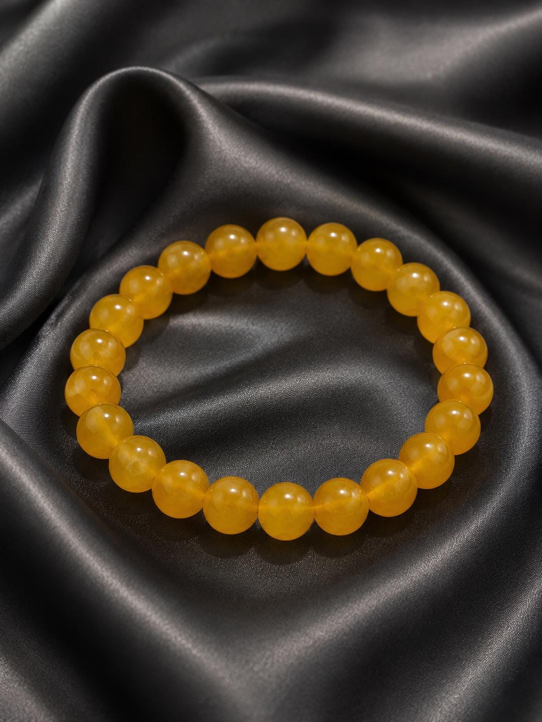 Natural Citrine Crystal Bracelet | Handmade Stretch Gemstone Bracelet for Abundance, Success & Positivity