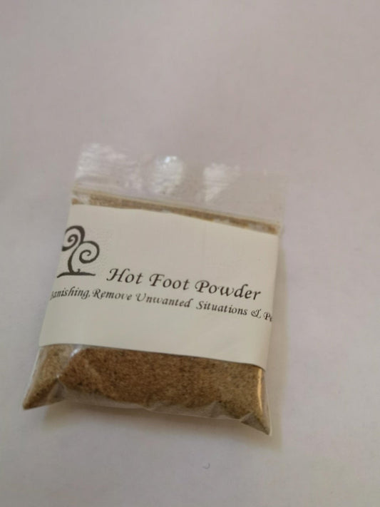 10g Hoodoo Hot Foot Powder, Banishing, Removal of Unwanted People and Situations.