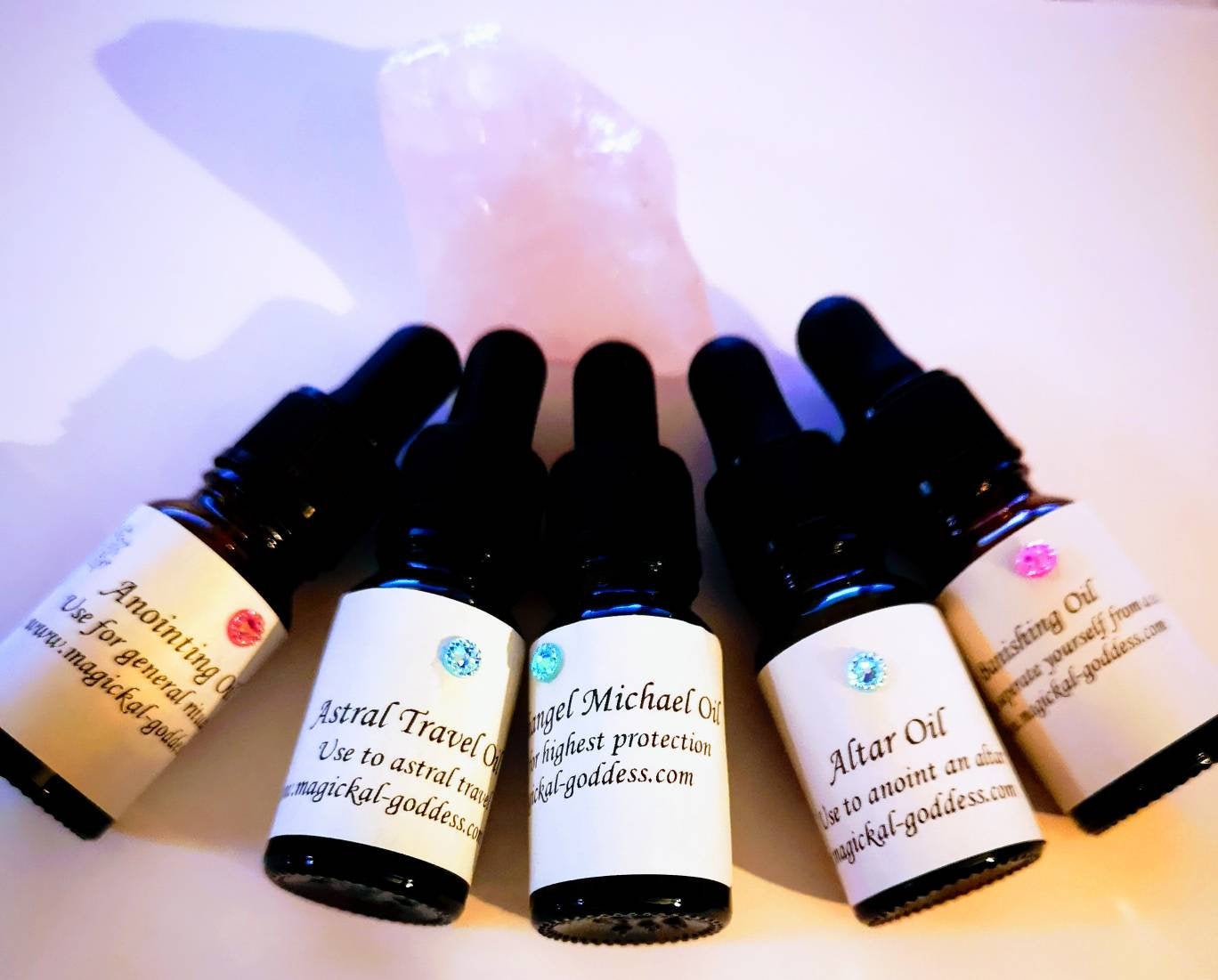 5 x Hoodoo Magickal Oil - Hoodoo - Wiccan - Magick - With Herbs and Roots