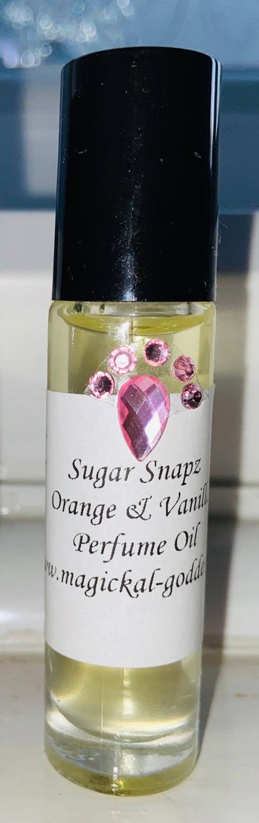 Sugar Snapz Orange and Vanilla Twist, Sexy & Seductive Perfume Roll on Oil 10ml - Magickal Goddess