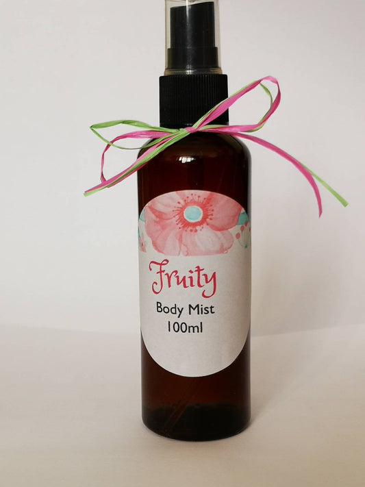 Fruity Body Mist 100ml - Many Scents to choose from - Cherry, Coconut, Strawberry, Watermelon, Lemon, Passion Fruit, plus Many More.