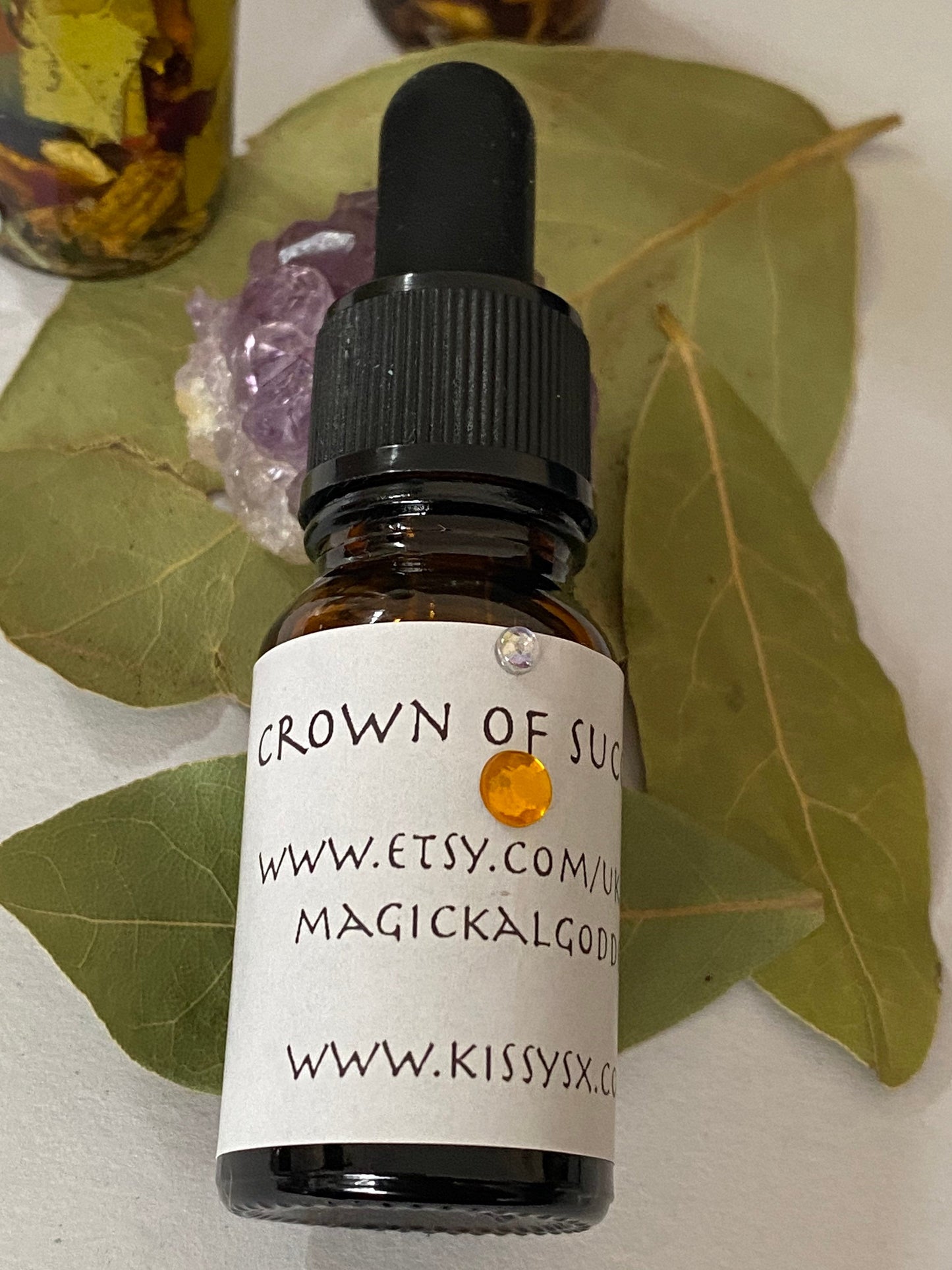 Crown of success  Hoodoo Oil 10ml Dropper Bottle. - Helping you With Success.