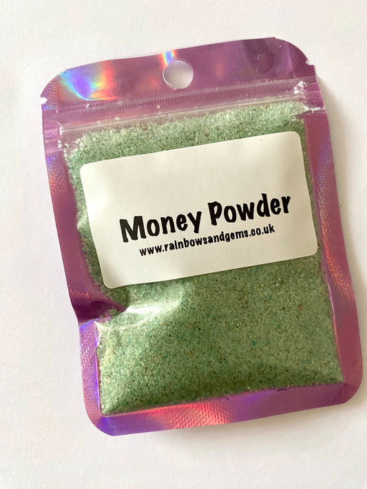 Hoodoo Money Powder 20g Sachet, Gain Money, Draw Money, Abundance, Finance, Handmade Blend.