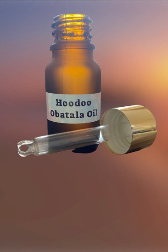 Hoodoo Obatala Oil.  For Cleansing, Purifying, Connecting to higher beings.