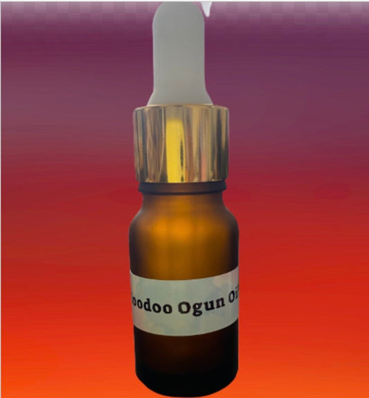 Hoodoo Ogun Oil. For Protection and Strength.